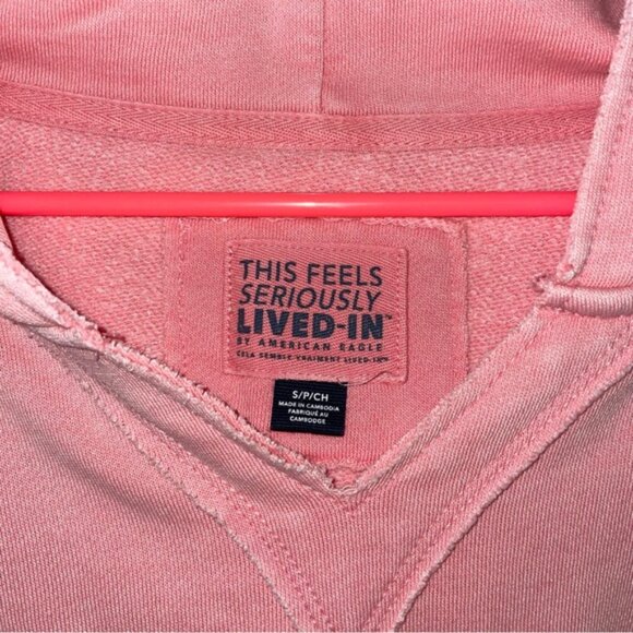 AE Big Hug Oversized Notch Neck Hoodie - Picture 3 of 5